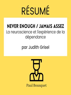 cover image of RÉSUMÉ--Never Enough / Jamais Assez
